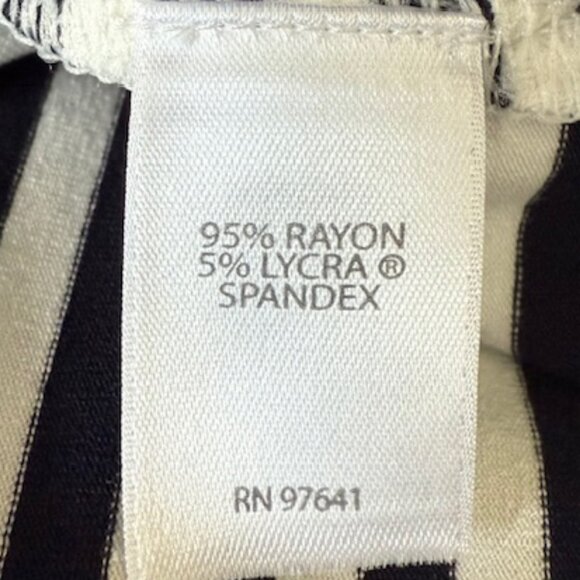 J. Jill Navy and White Striped Wearever Maxi Dress, NWT, Size Med Tall - Picture 6 of 6